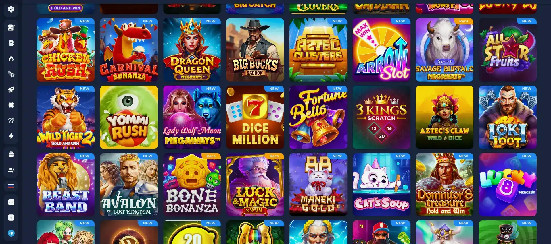 Мобильная версия Spinto casino на телефоне